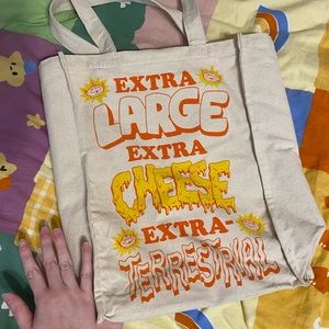 Disney Alien pizza tote bag!